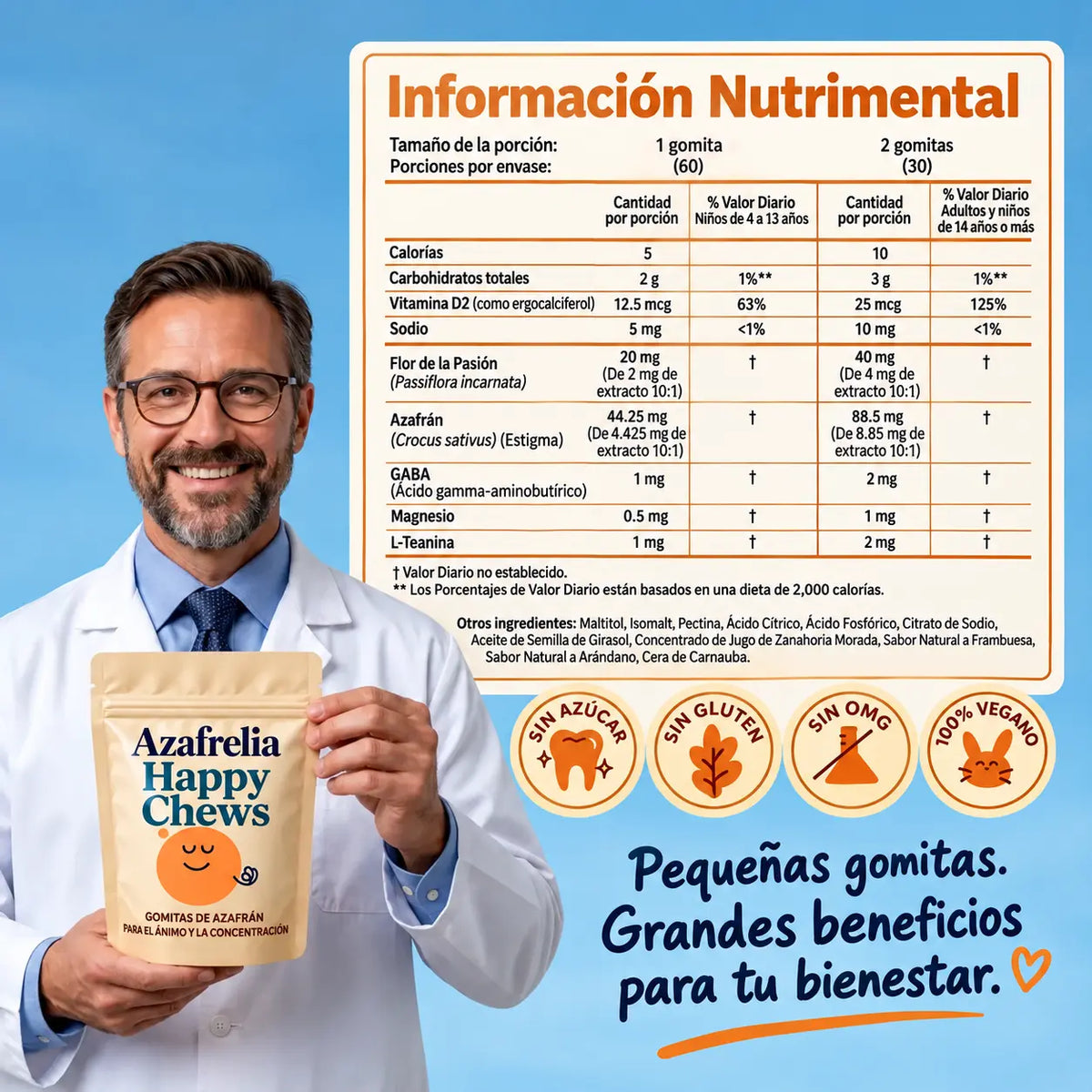 Azafrelia Gomitas de Azafrán